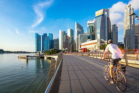 cycling marina bay
