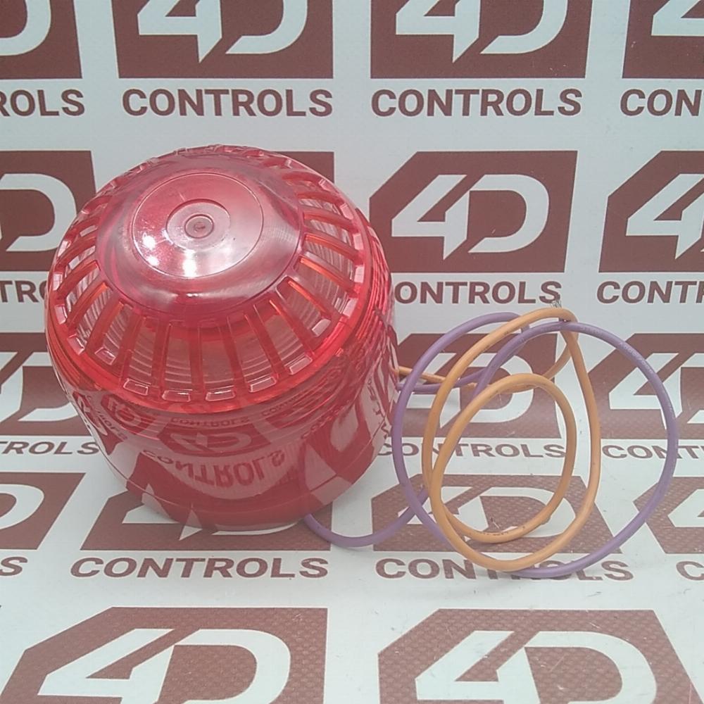 PSC-0002 | Klaxon Signals Limited | Red Sounder Beacon, 17-60VDC, Wall mount