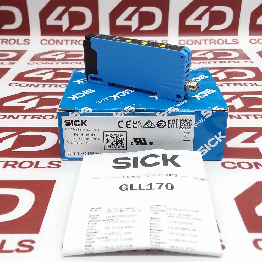 GLL170-P334 | Sick | Fiber-Optic Amplifier, Stand-Alone, 10-30VDC, 30mA, PNP
