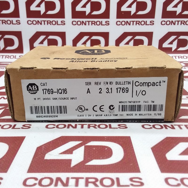 1769-IQ16 | Allen Bradley | CompactLogix, Digital Input, 16 Points, 24VDC
