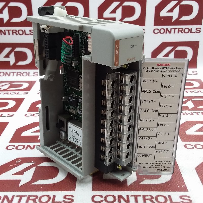 1769-IF4 | Allen Bradley | CompactLogix, Input Module, 4 Analog Inputs, 24VDC