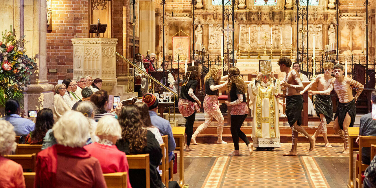 James Noble Eucharist Guildford Grammar Dance Group hero
