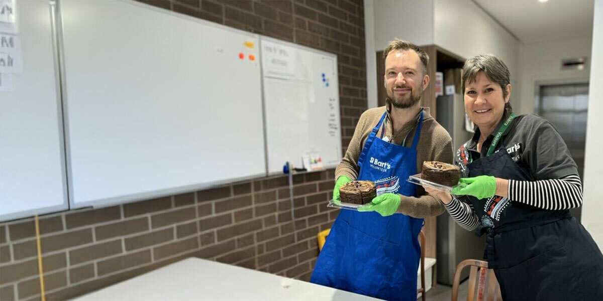 St Barts Volunteers Kurt and Angelina