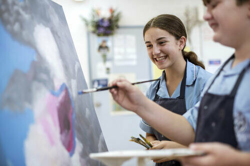 All Saints College Students art