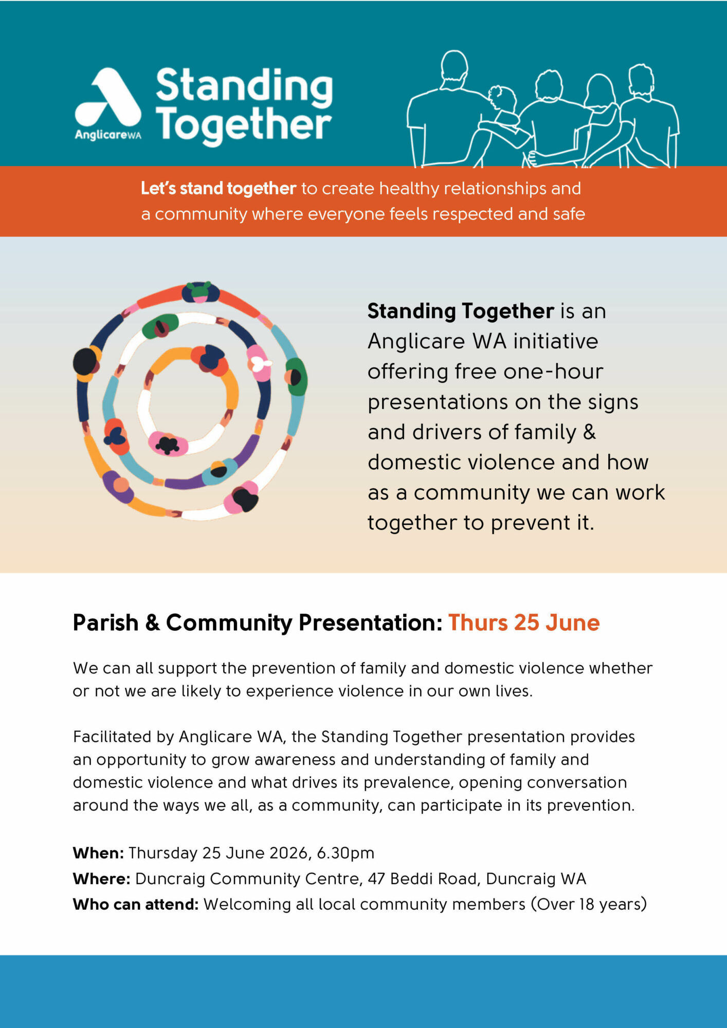 Carine Duncraig Standing Together Poster