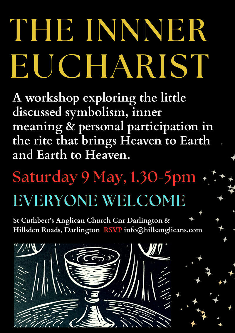 Darlington Inner Eucharist Workshop poster