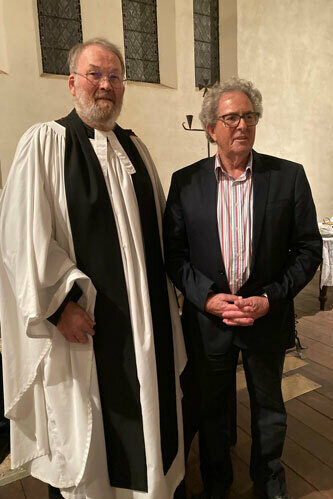 Holocaust Memorial Day Service IMAGE Philip Raymont and Martin Moen