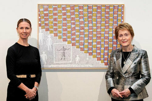 Mandoorla Art Award The winning work by Glenn Loughrey Genocide