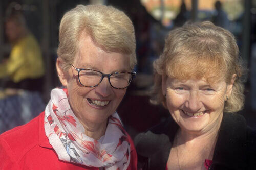 Parish of Swan Hope 25 Erica Hill left and Helen Wakefield right