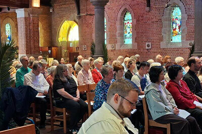 SRC 2026 Palm Sunday Crowd Old and New faces