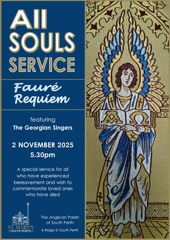 South Perth All Souls flyer 2025