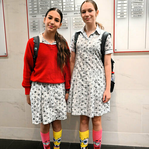 St Georges Anglican School Silly Socks for the Summit