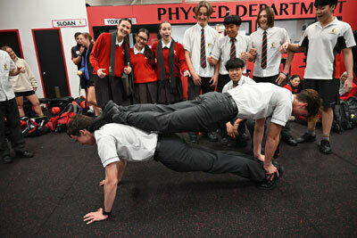 St Georges Grammar School Push up 2