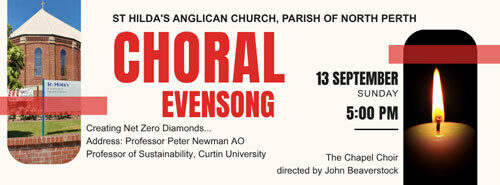 St Hildas North Perth September 2026 Evensong