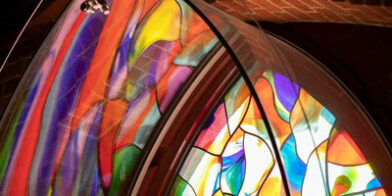 Cathedral stained glass colourful thumb