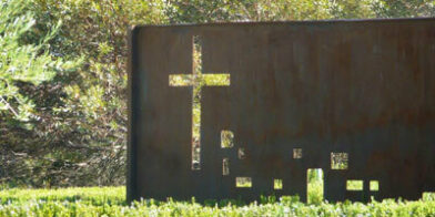 Wollaston Theological College front ext cross panel