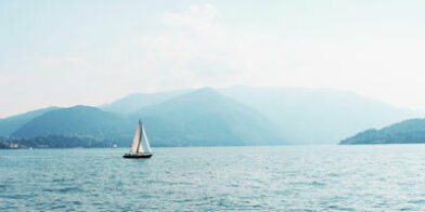Sailboat on a lake thumb