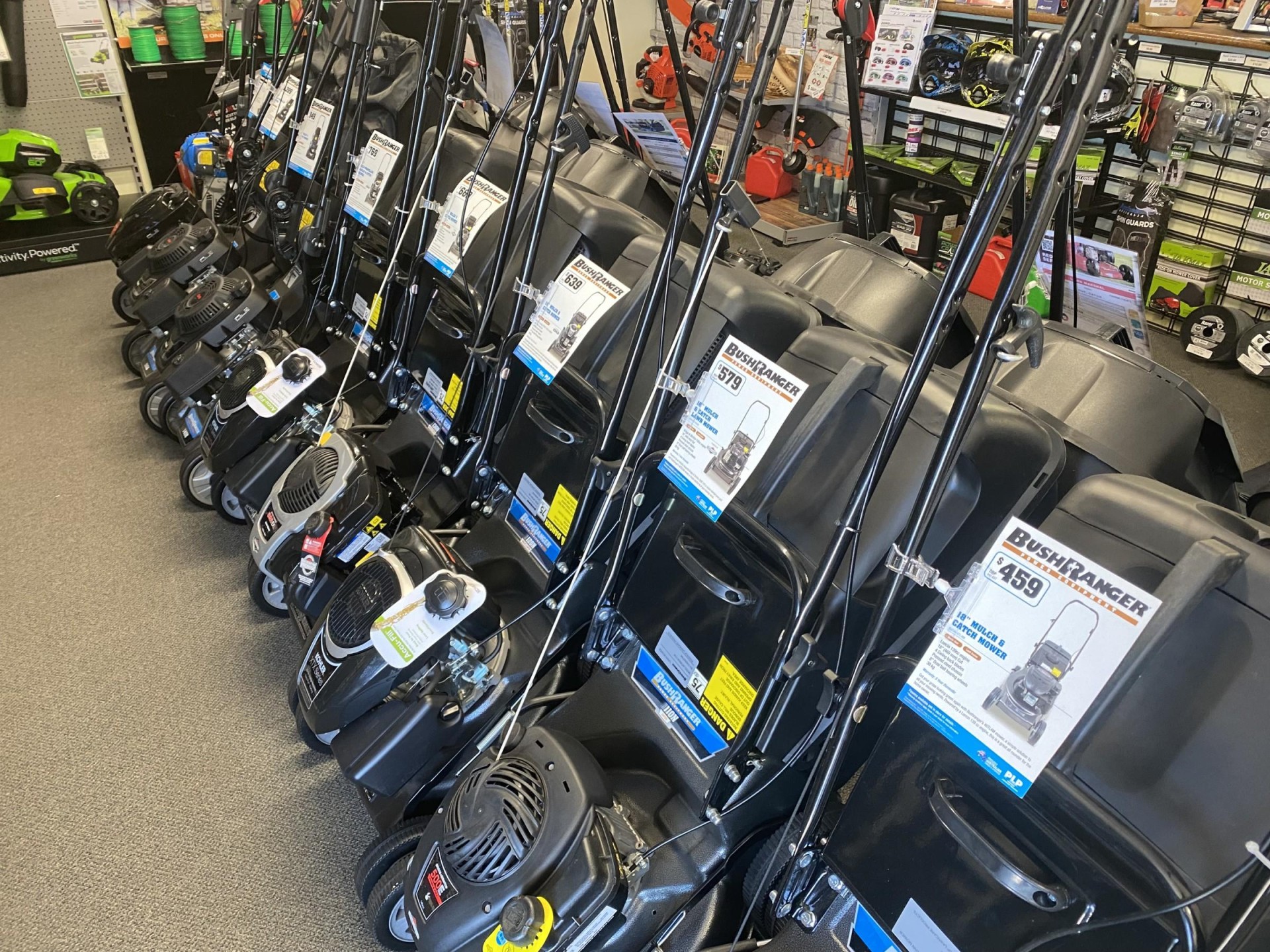 Motor Mower Retail and repairs Earn $230,000