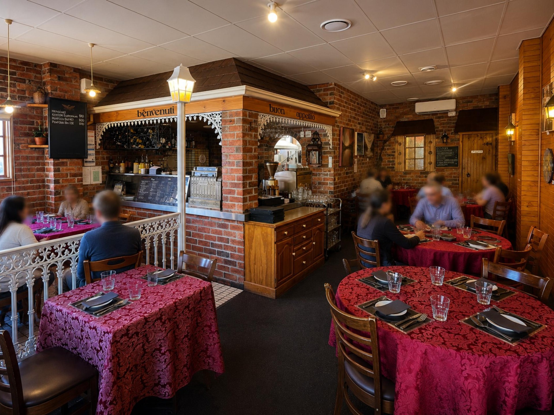 47 Yrs Est Profitable Fully Licensed Restaurant Bar Functions T/O $12K Weekly Two in One offering