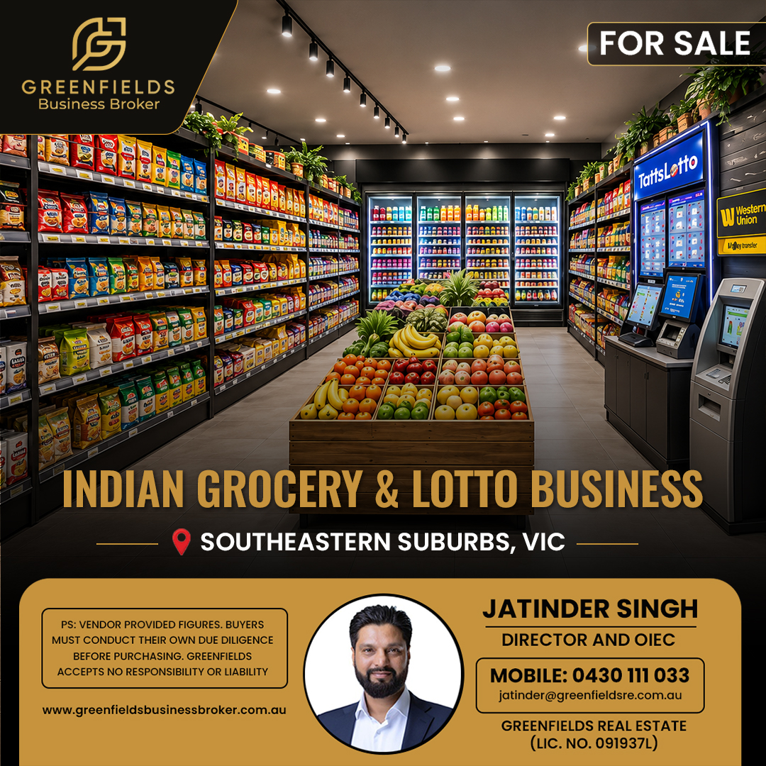Established Indian Grocery & Tatts Lotto Business  Multiple Revenue St..