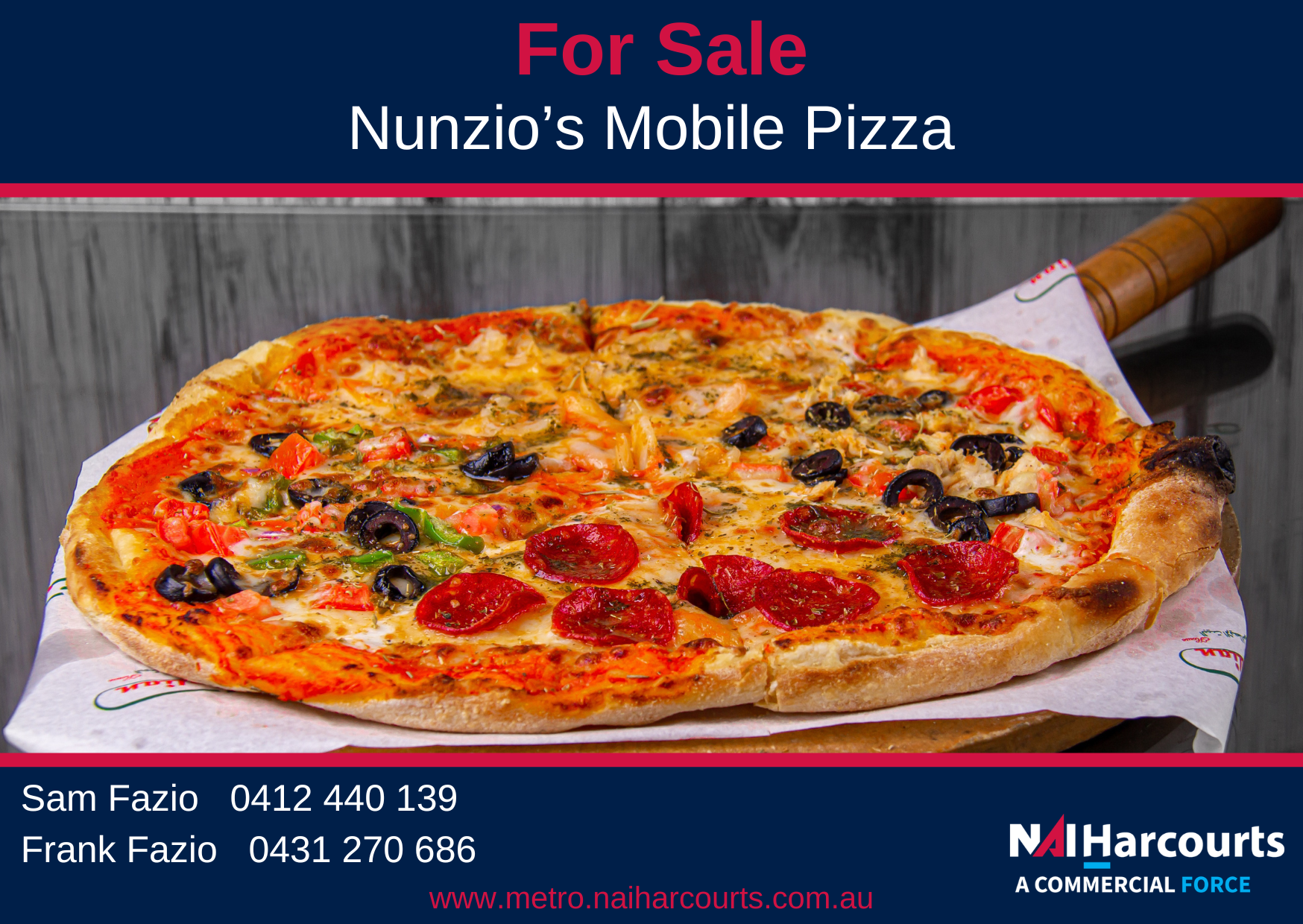 Nunzio's Mobile Pizza - Iconic Long Established Mobile Wood-Fired Pizza Catering Business - SOR/NOR