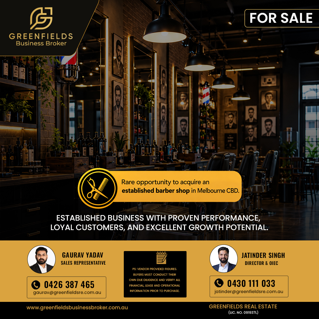 Established Barber Shop Business for Sale | Prime Location | Established Since 2019 | Strong Weekly Turnover