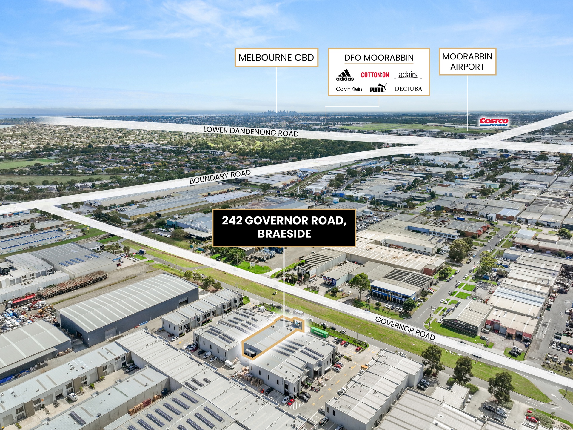 IMMACULATE CORPORATE OFFICE/WAREHOUSE WITH EXCEPTIONAL GOVERNOR ROAD EXPOSURE
