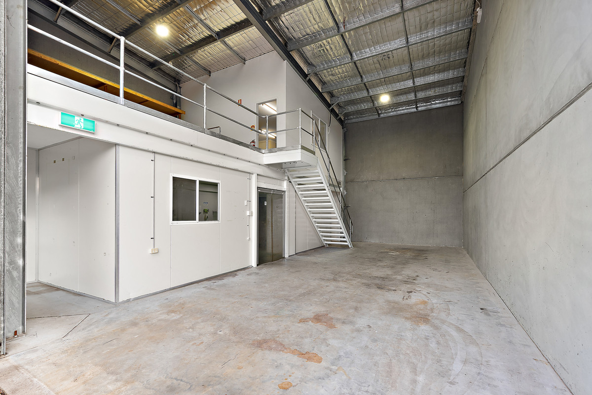 Industrial unit with coolroom and food production fitout