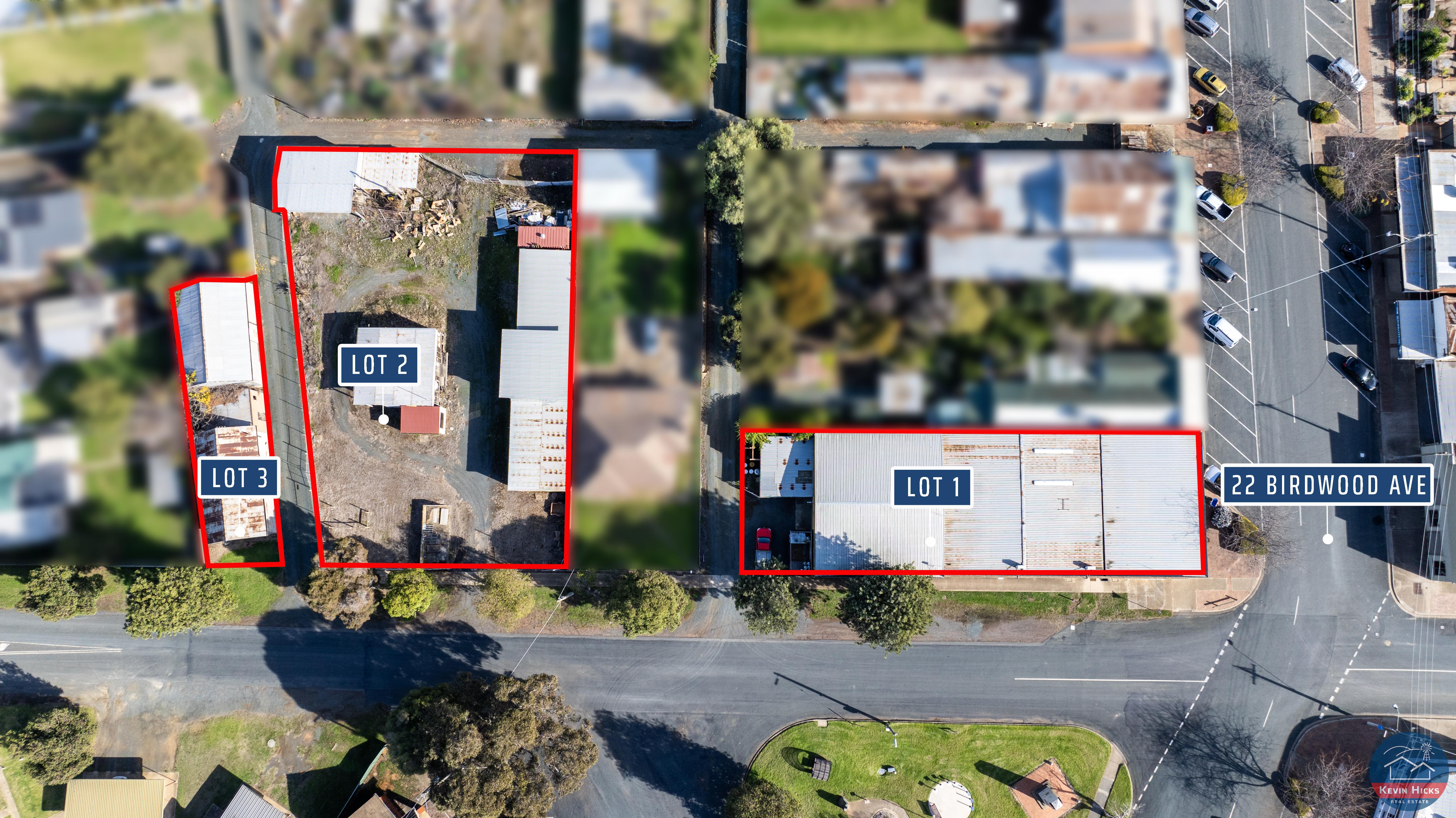 Commercial property sale - 2 lots