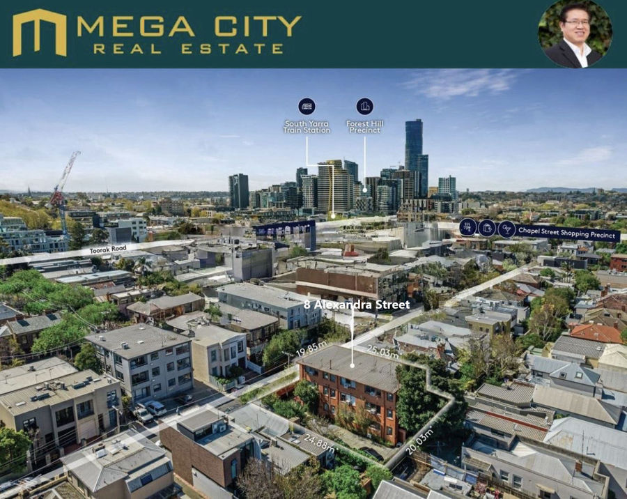 Prime South Yarra Investment With Entire Block of 9 StrataTitled Apartments