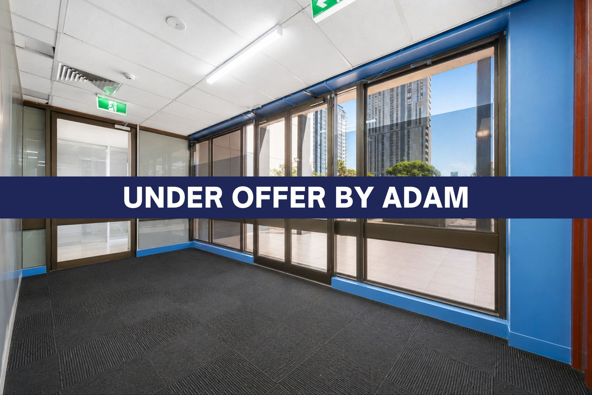 Ultra Convenient Partitioned Office Suite with One Carspace
