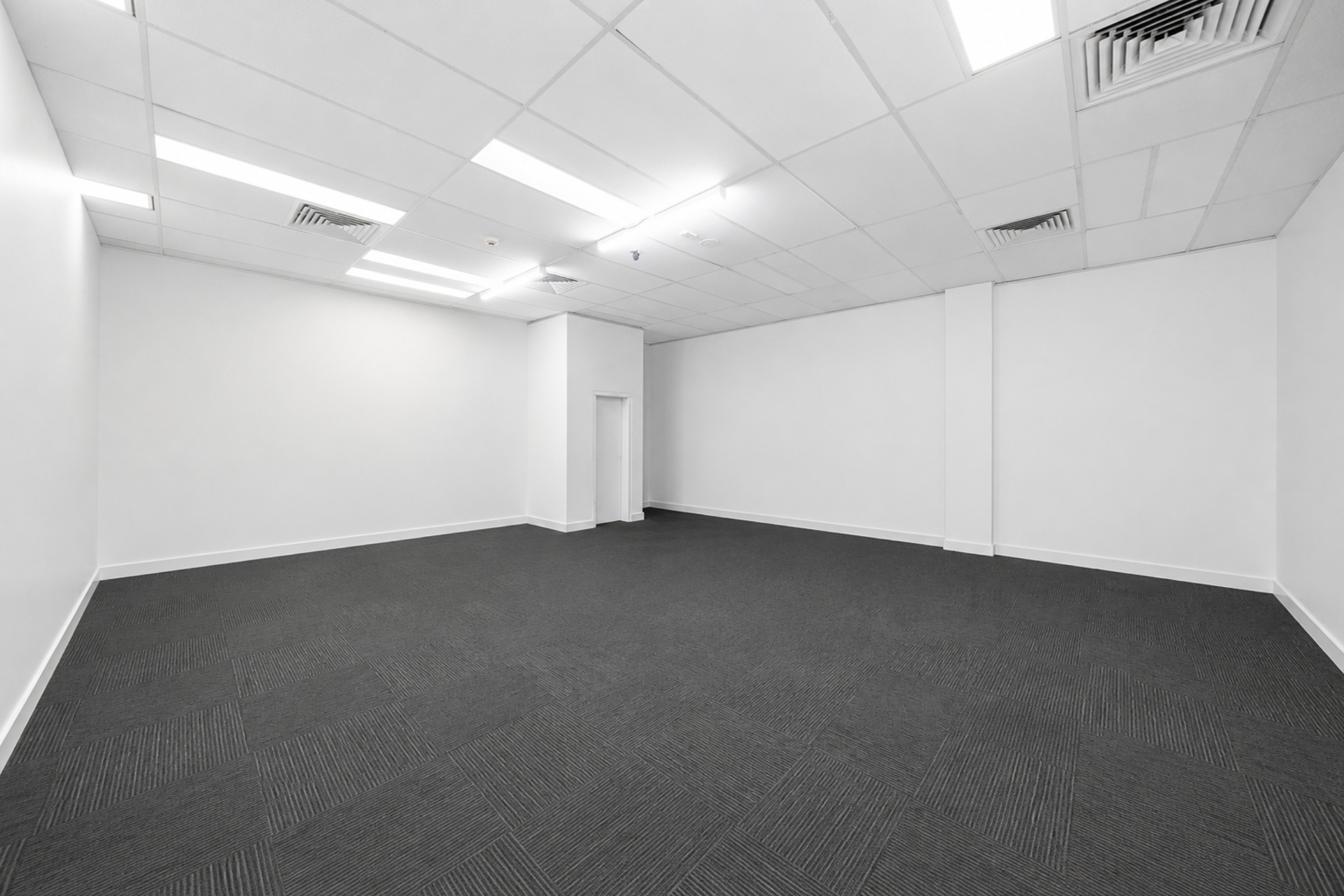 Ultra Convenient Partitioned Office Suite with One Carspace