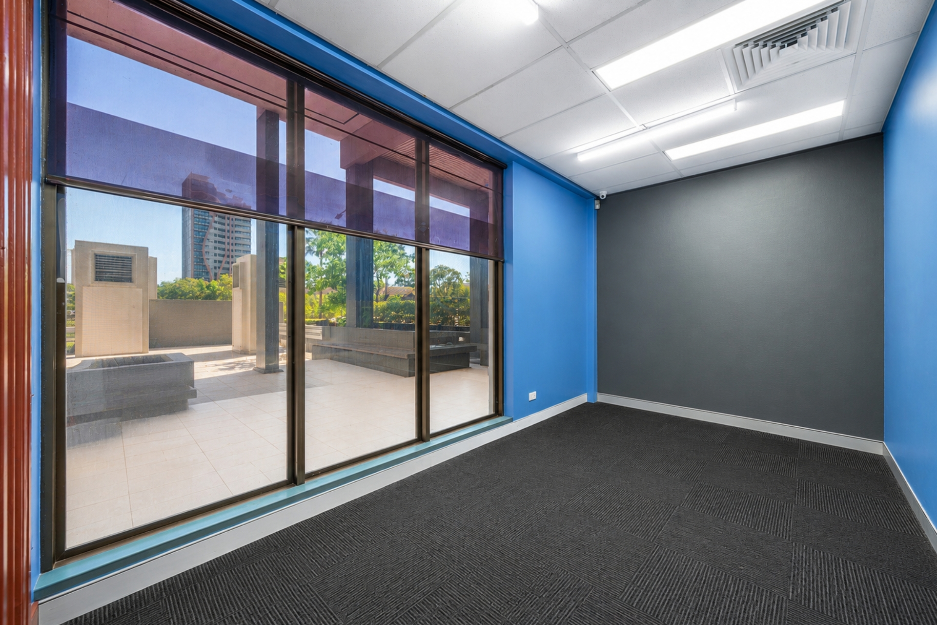Ultra Convenient Partitioned Office Suite with One Carspace