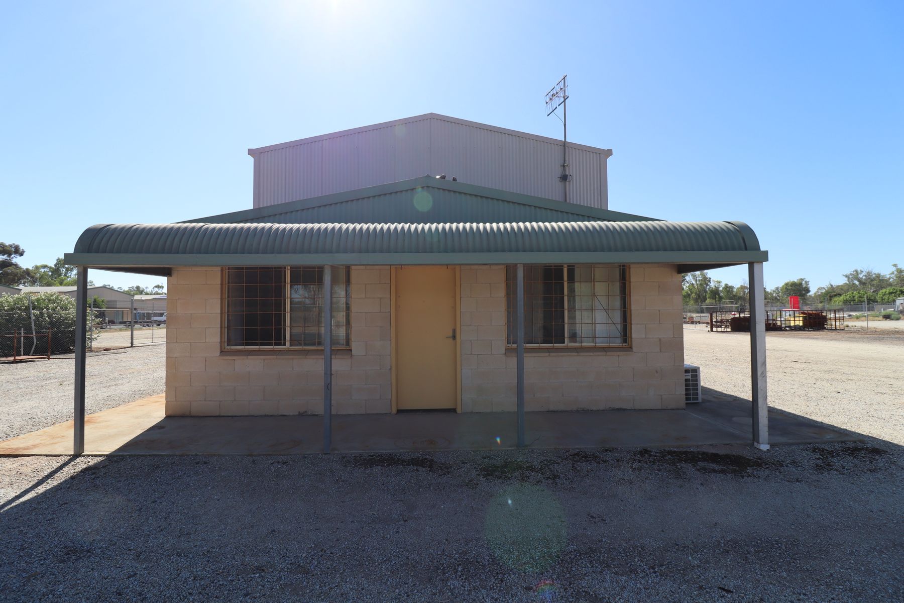 Versatile Commercial Shed Opportunity on Corner Allotment in Murray River Town