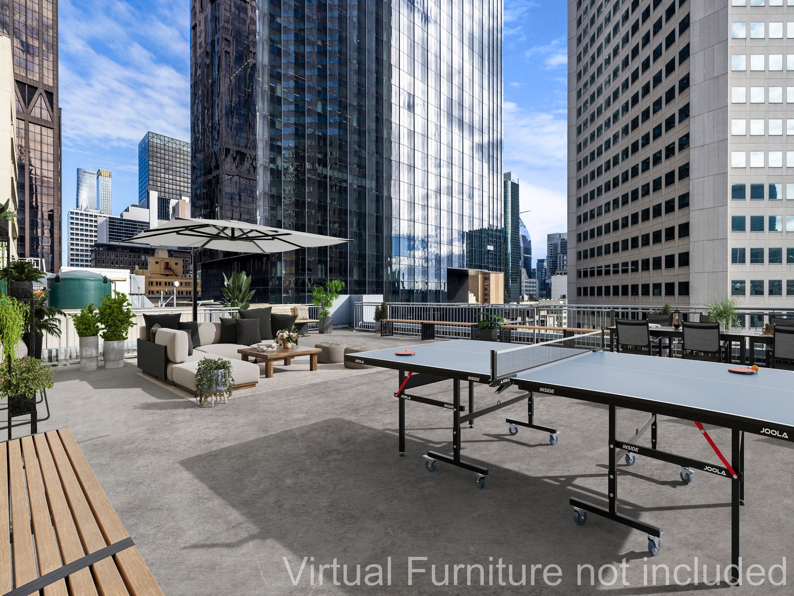 Half
floor of 212 sqm plus
176 sqm Rooftop Terrace