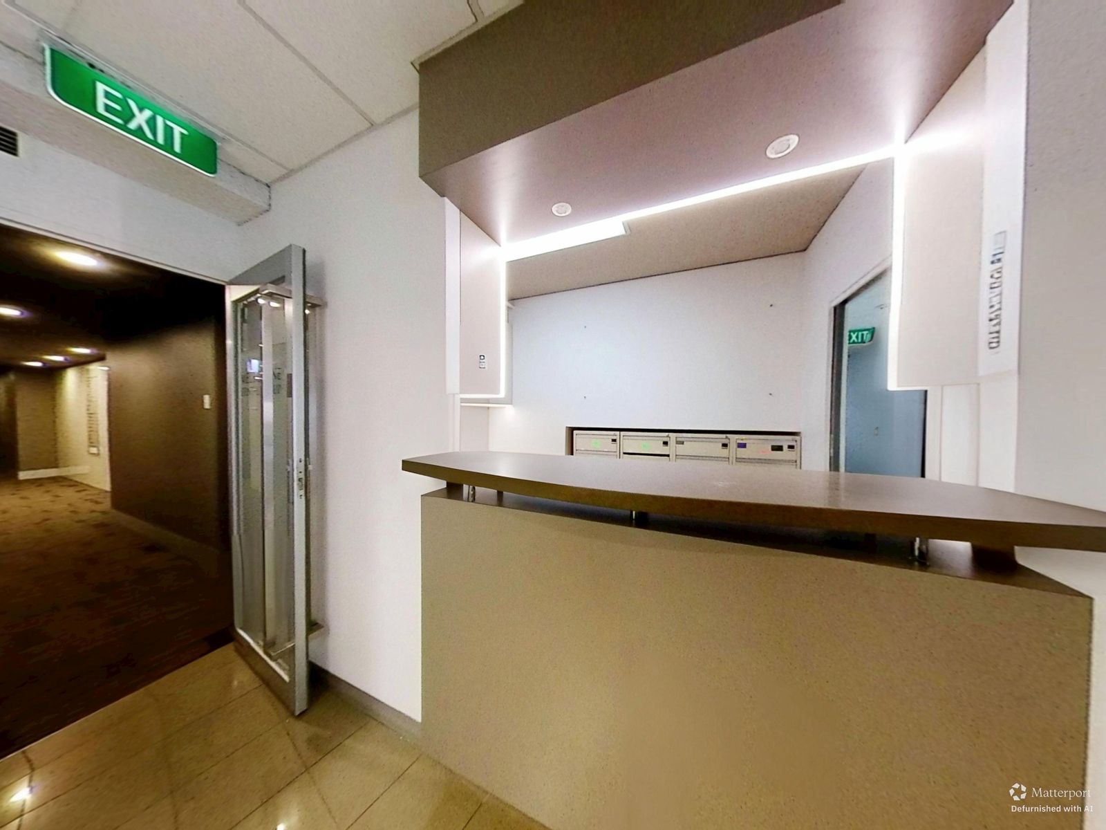 Paris end offices - great light and lobby presence