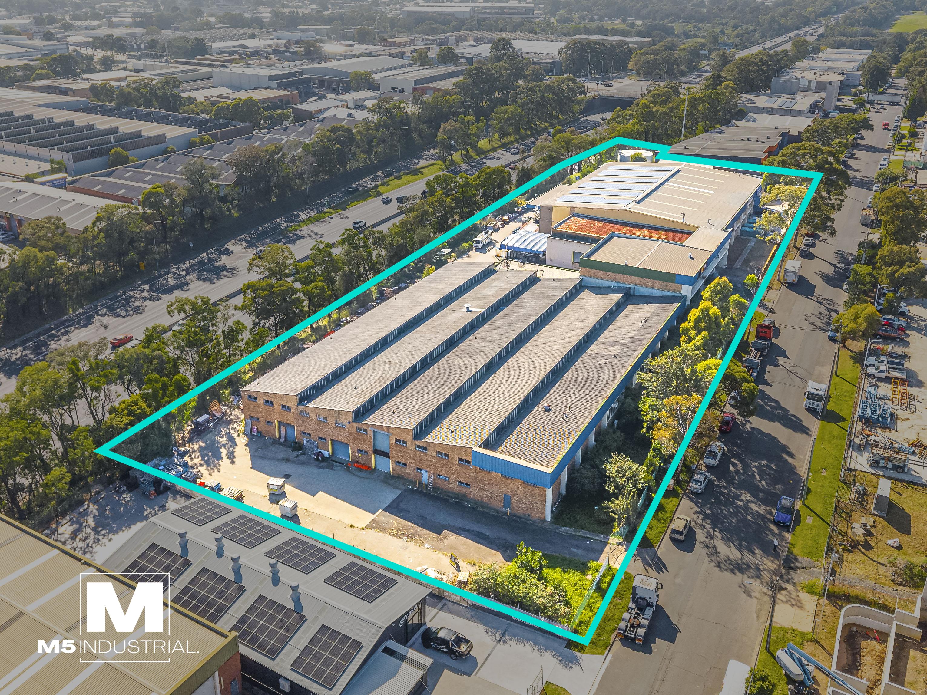 1.12ha Development Site - DA for 52 Industrial Units with 180m Frontage, and exposure to the M5