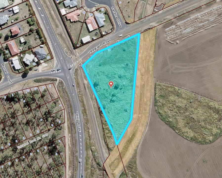 8,667m2 level corner block of land for sale in a high growth area of Bundaberg City.