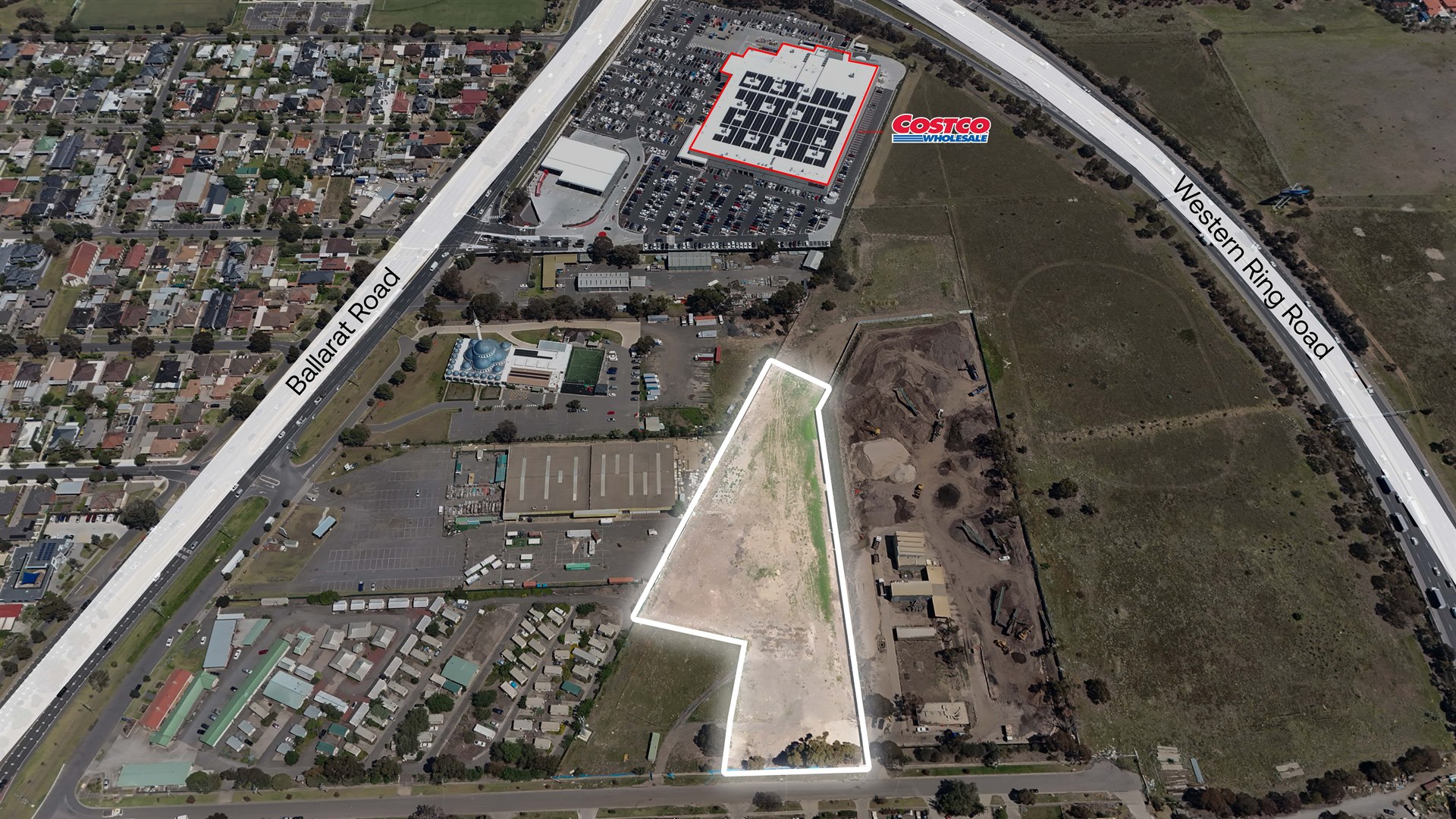 CRUSHED ROCK HARDSTAND, EXCELLENT ARTERIAL ACCESS, 5,000 - 16,000 M2 HOLDING IN ARDEER FOR LEASE