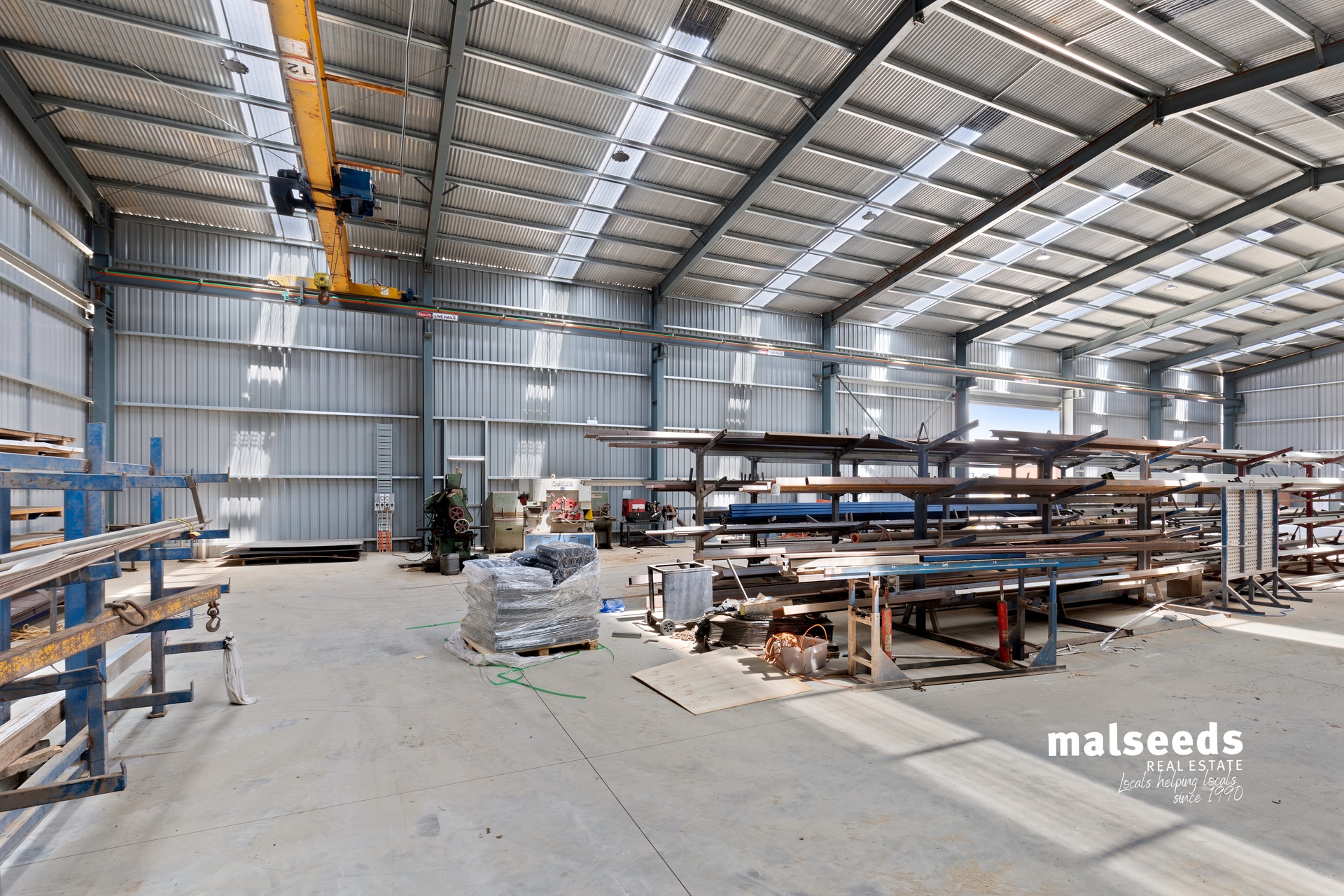 Industrial Sized High Clearance Shed