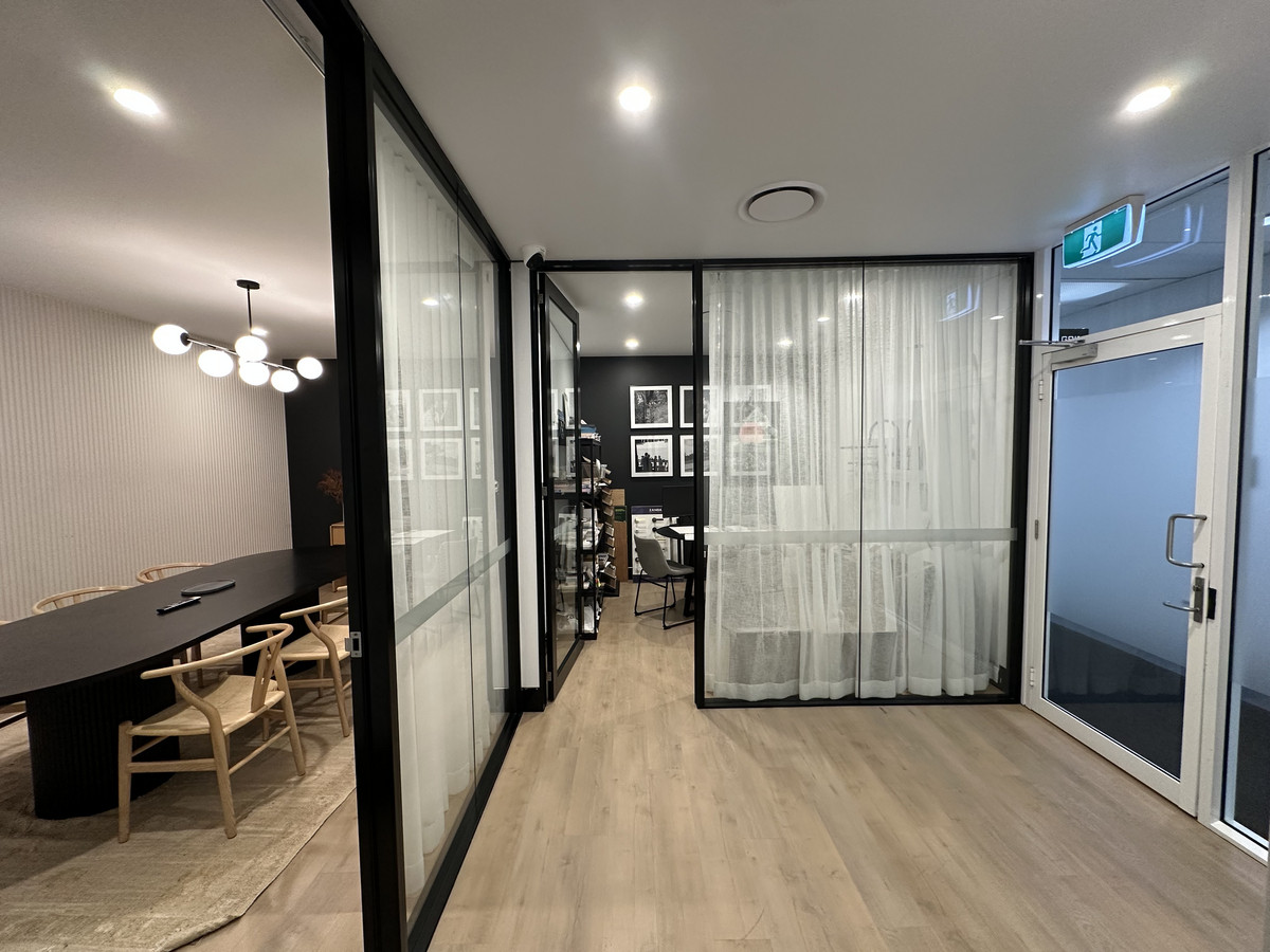 90sqm Premium Fitted Office  + Basement Storage. 4 Car Spaces