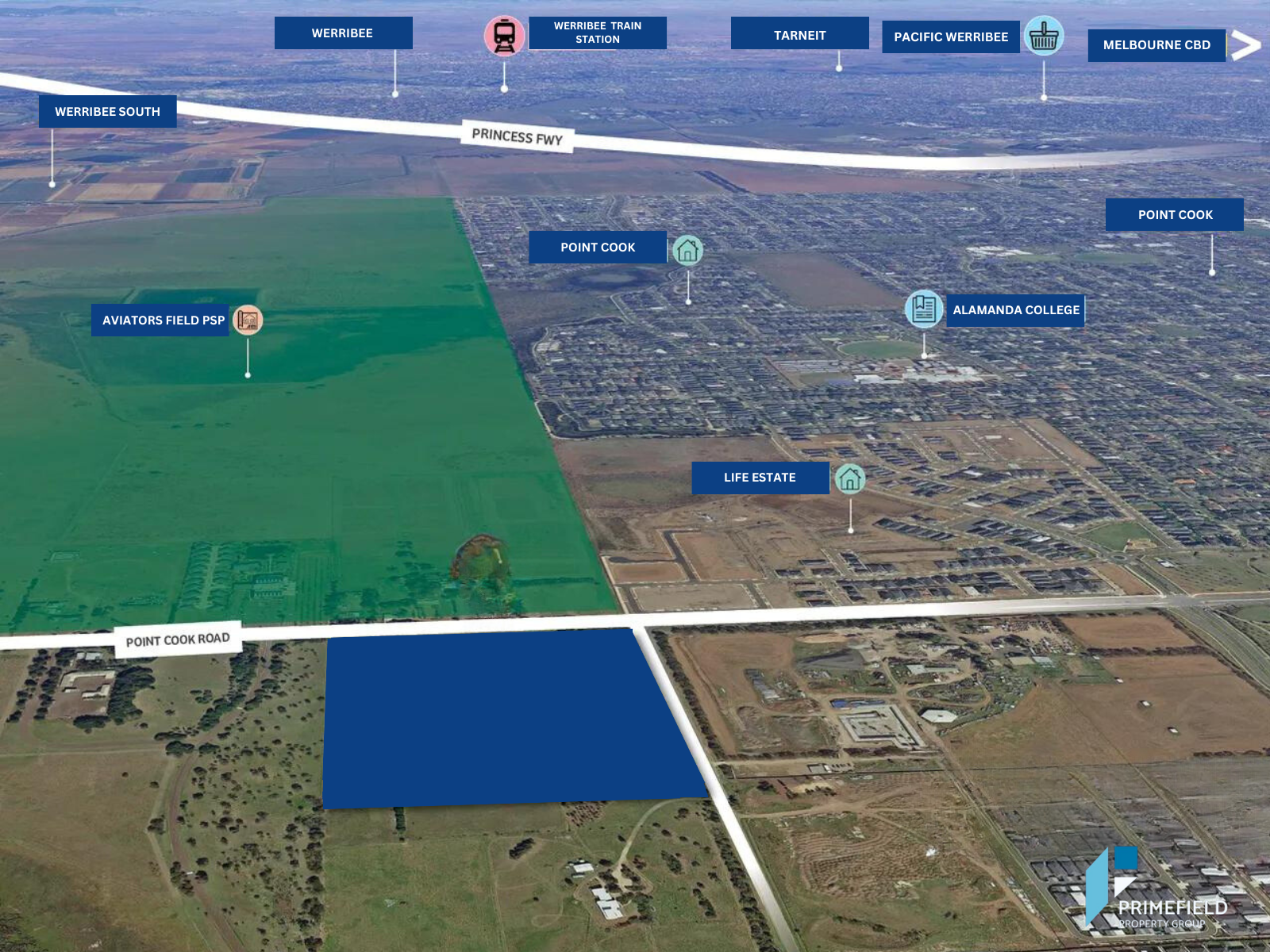 PRIME LAND AVAILABLE IN POINT COOK