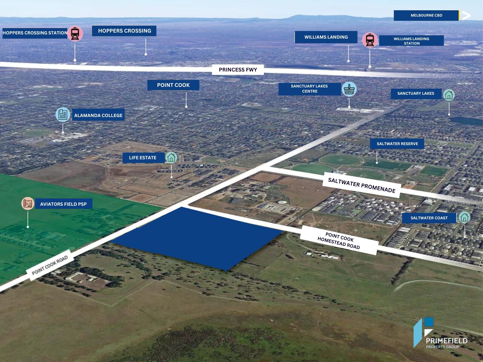 PRIME LAND AVAILABLE IN POINT COOK