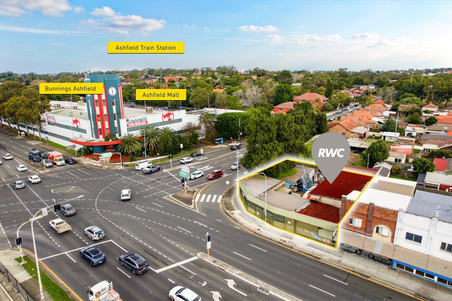Prime Corner Freehold Landmark with DA Approval for a Three-Level Commercial Development