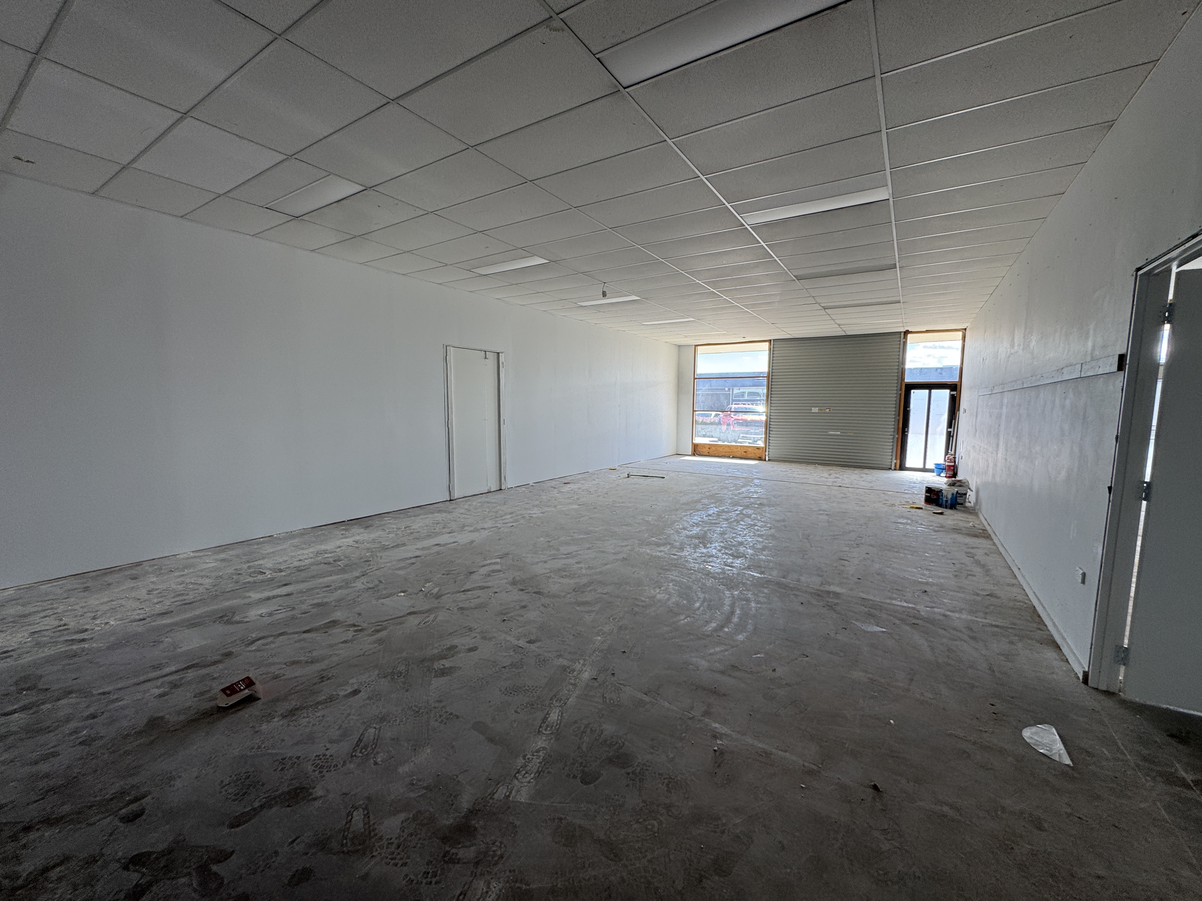 Open Warehouse with dual roller doors
