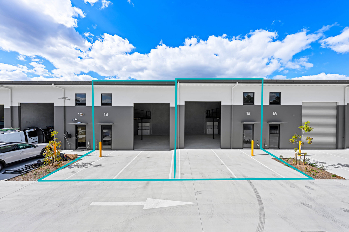 3 x 105sqm Brand New Industrial Warehouse/Office Units. 2 Car Spaces Each.
