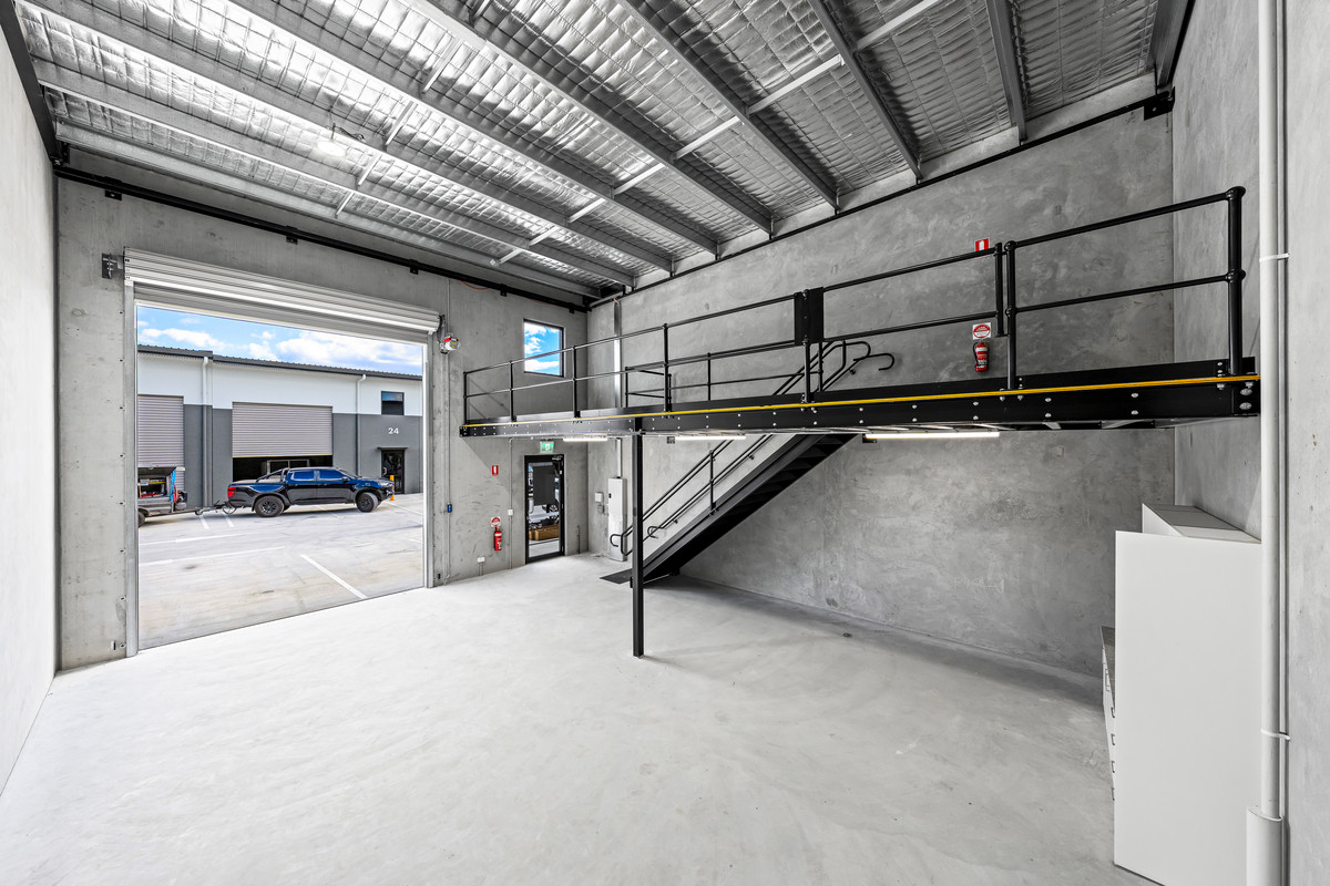 3 x 105sqm Brand New Industrial Warehouse/Office Units. 2 Car Spaces Each.