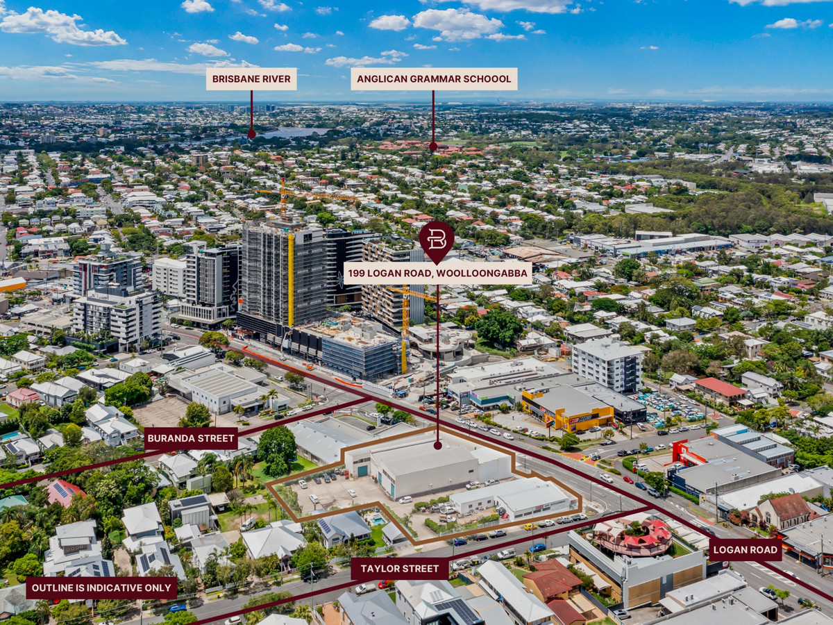 4,261sqm High-Density Corner Site | Up to 15 Storeys (HDR2) | 15-Min Walk to The Gabba