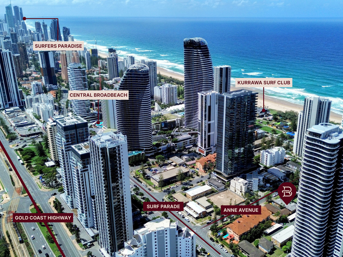 516 sqm Seaside Land Now Unlocked For High Rise Development, Broadbeach QLD