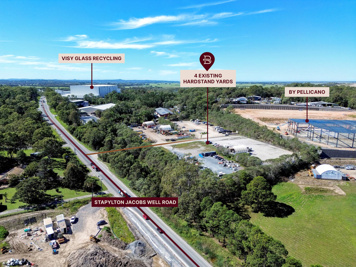 14,460sqm GBA DEVELOPMENT READY Hardstand Site 40,470sqm DEVELOPMENT APPROVED - Halfway Brisbane [EXIT 38] Gold Coast - M1 Motorway